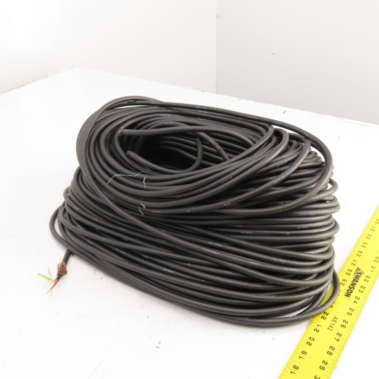 CTON Cable TRVVP 300V 4X0.5mm2 3-Conductor Shielded Flexible Wire 500' L