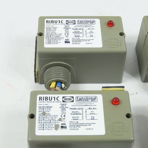 RIB Functional Devices RIBU1C Enclosed Pilot Relay 120VAC Lot Of 5