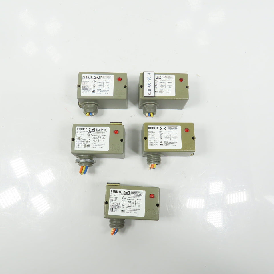 RIB Functional Devices RIBU1C Enclosed Pilot Relay 120VAC Lot Of 5