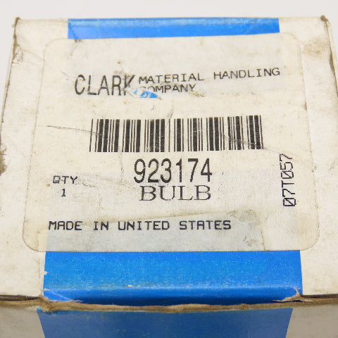 Clark 923174 Forklift Bulb 12.80V 37.50W NOS