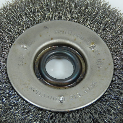 Maryland Brush 4" x 1/2" x 5/8" Bore Steel Wire Brush 7000 MSFS Lot Of 4