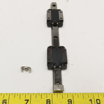 THK 2RSR12XUU+170L 2 Bearing Block On (1) 170MM linear Guide Rail Slide