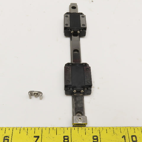 THK 2RSR12XUU+170L 2 Bearing Block On (1) 170MM linear Guide Rail Slide