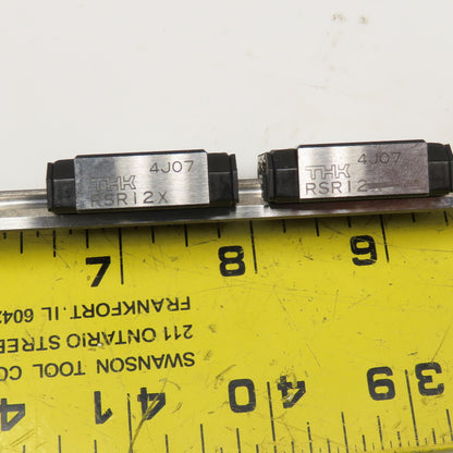 THK 2RSR12XUU+170L 2 Bearing Block On (1) 170MM linear Guide Rail Slide