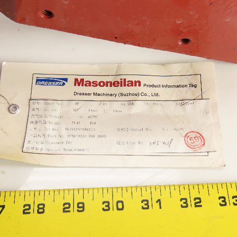 Masoneilan C-15-002696 3.312 Spud Pneumatic Valve Actuator 60PSI Max Tested
