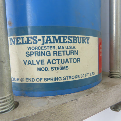 Neles-Jamesbury ST60MS Pneumatic Valve Actuator 150PSI W/ Safety Shutoff