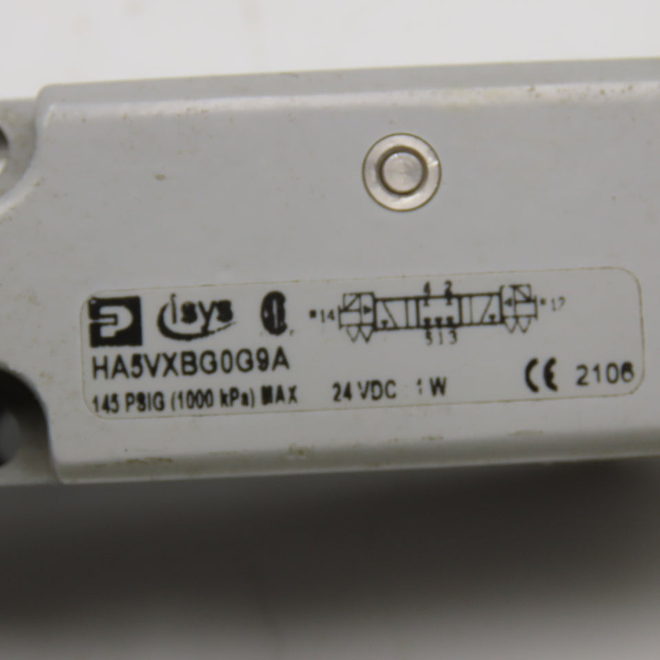 Parker HA5VXBG0G9A 5/3 Position Closed Center Directional Valve 24VDC