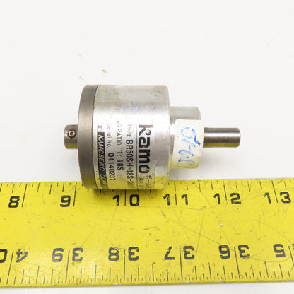 Kamoseiko BR50SH-18S-S011 18:1 Miniature Inline Gear Reducer