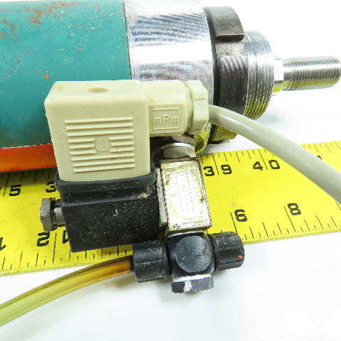 Double Acting Solenoid Pneumatic Cylinder 5" Stroke 120V Coil 20mm Rod 44mm Bore