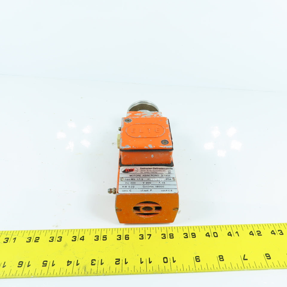 Elte MS 1,7/2 0.22kW Asynchronous Motor 18,000RPM 200V 3-Phase 300HZ