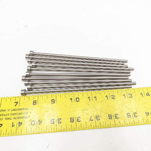 DME CX-13 M-6 3/16" x 6" Injection Molding Ejector Core Pin Lot Of 10