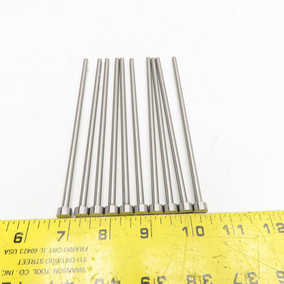 DME CX-13 M-6 3/16" x 6" Injection Molding Ejector Core Pin Lot Of 10