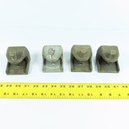 Appleton 5/8" Wide Mouth Beam Clamp 2-1/2" W x 2-1/4" H Lot Of 4
