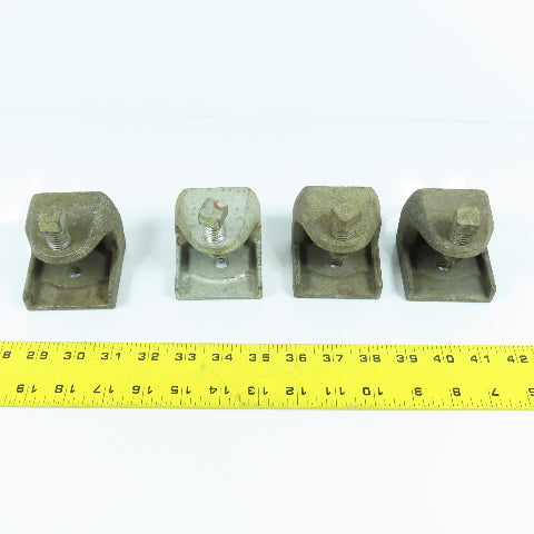 Appleton 5/8" Wide Mouth Beam Clamp 2-1/2" W x 2-1/4" H Lot Of 4
