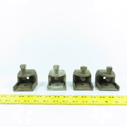 Appleton 5/8" Wide Mouth Beam Clamp 2-1/2" W x 2-1/4" H Lot Of 4