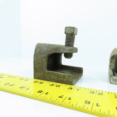 Appleton 5/8" Wide Mouth Beam Clamp 2-1/2" W x 2-1/4" H Lot Of 4