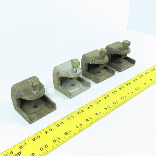Appleton 5/8" Wide Mouth Beam Clamp 2-1/2" W x 2-1/4" H Lot Of 4