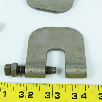 200 4" I.P. Max Beam C-Clamp 3/8" Rod Lot Of 15