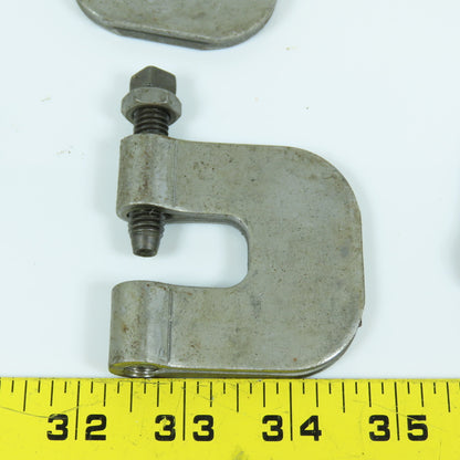 200 4" I.P. Max Beam C-Clamp 3/8" Rod Lot Of 15