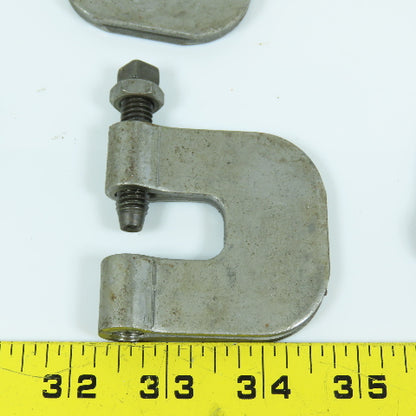 200 4" I.P. Max Beam C-Clamp 3/8" Rod Lot Of 15
