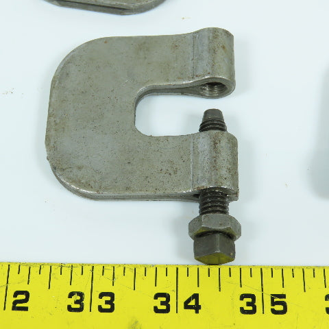 200 4" I.P. Max Beam C-Clamp 3/8" Rod Lot Of 15