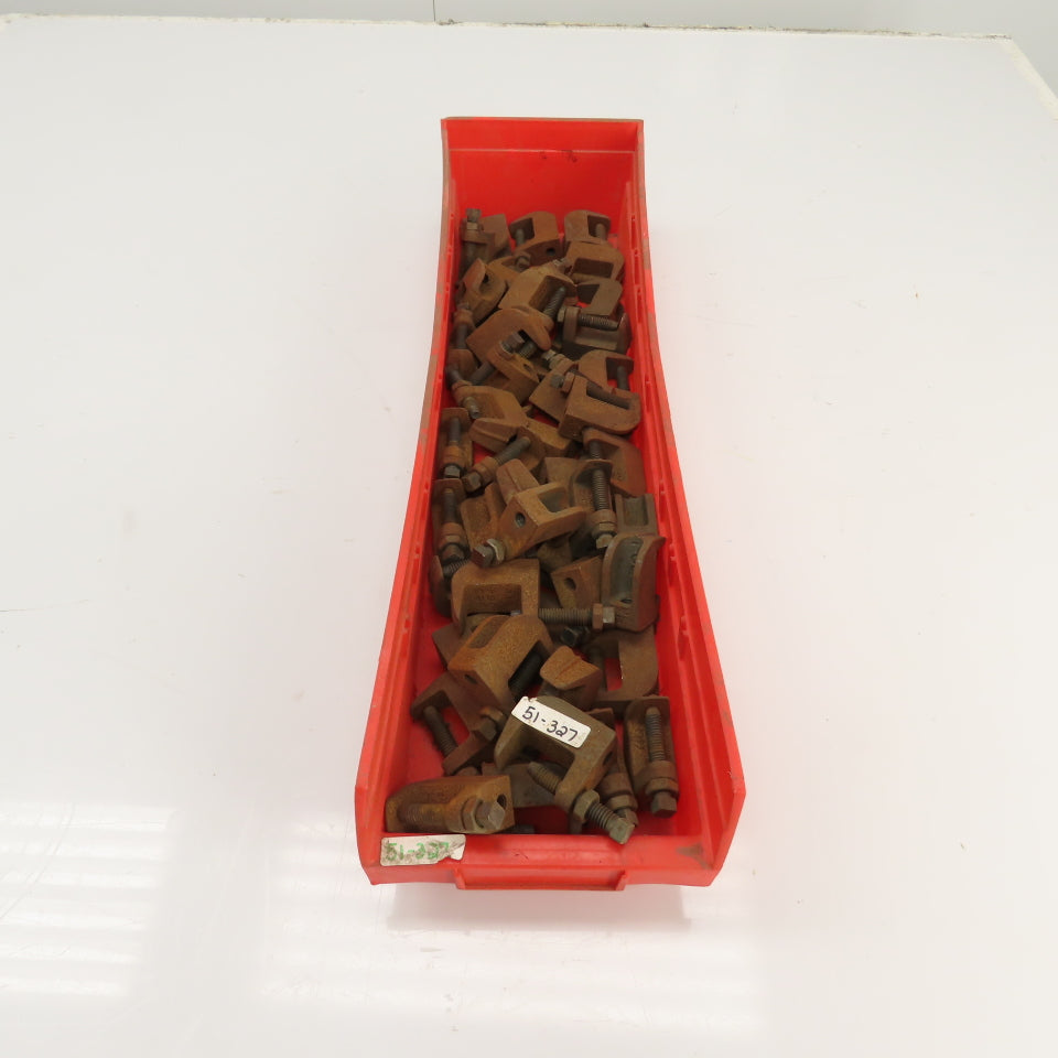 PHD 363, 364 3/8" Wide Mouth Beam Clamp (Rusty) Lot Of 45
