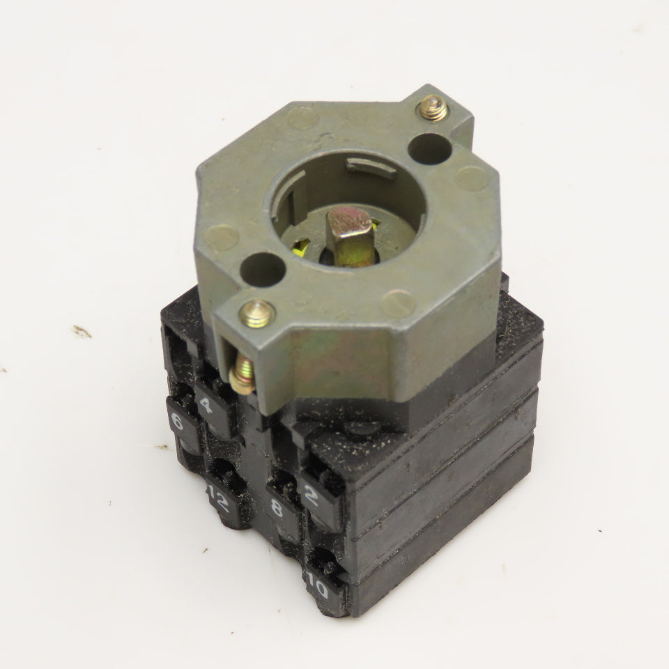 XBCD10612S11 Selector Switch Contacts 600V 1Hp