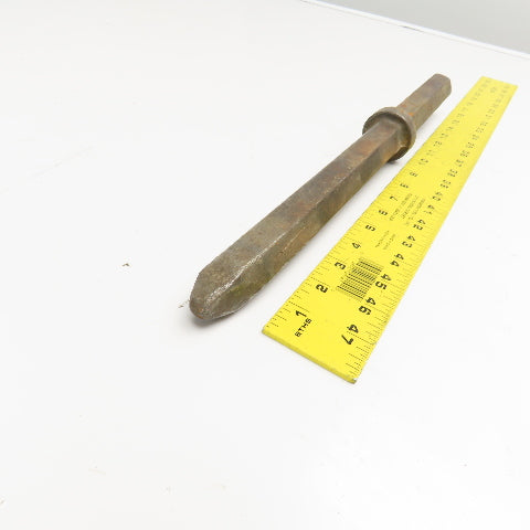 Vulcan 10" Impact Jack Hammer Demolition Moil Point Chisel 1" Shank 16-1/2" OAL