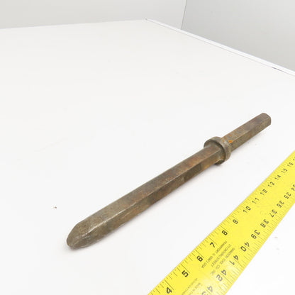 Vulcan 10" Impact Jack Hammer Demolition Moil Point Chisel 1" Shank 16-1/2" OAL