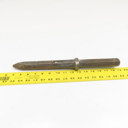 9" Impact Jack Hammer Demolition Moil Point Chisel 1" Hex Shank 15" OAL