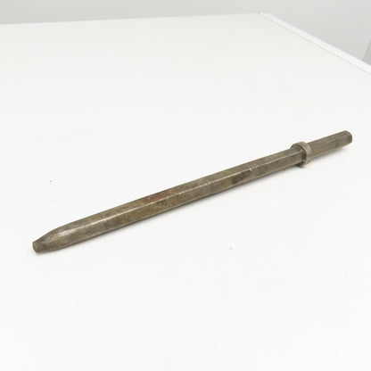 17" Impact Jack Hammer Demolition Moil Point Chisel 1" Hex Shank 24" OAL