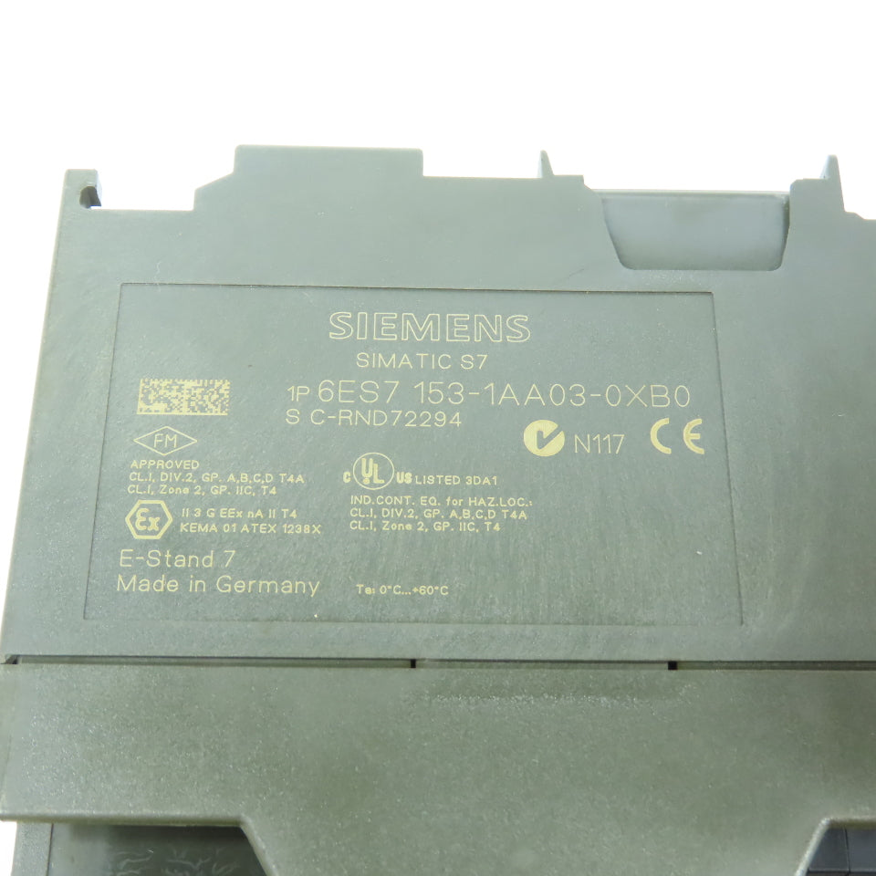 Siemens 6ES7 153-1AA03-0XB0 Simatic S7 ET 200M Interface Module Lot Of 2