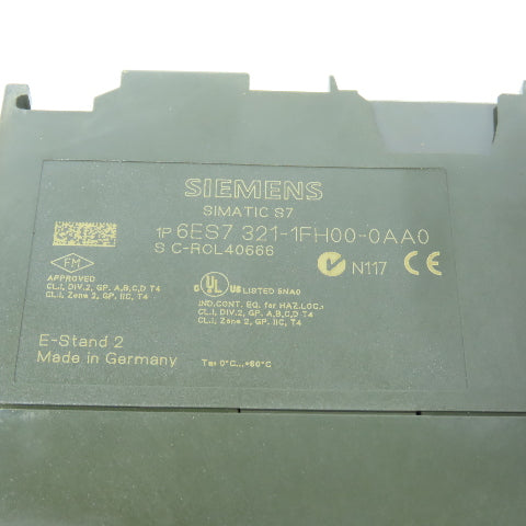 Siemens 6ES7 321-1FH00-0AA0 Simatic S7 Digital Input Module Lot Of 3
