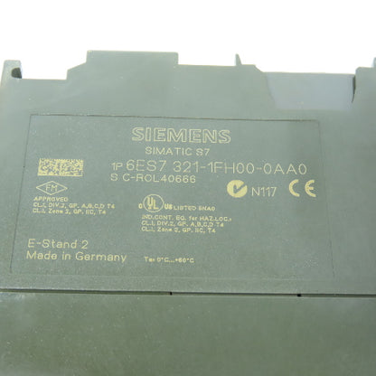 Siemens 6ES7 321-1FH00-0AA0 Simatic S7 Digital Input Module Lot Of 3