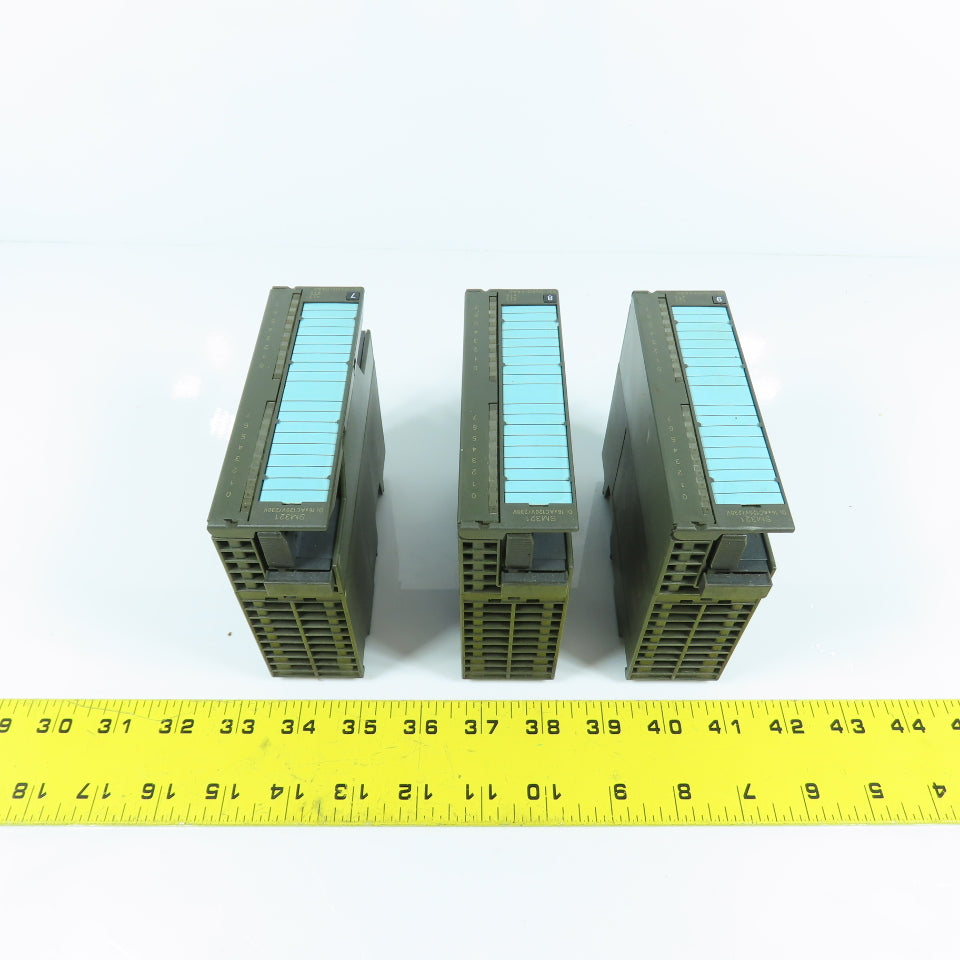 Siemens 6ES7 321-1FH00-0AA0 Simatic S7 Digital Input Module Lot Of 3