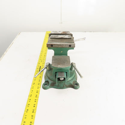 MasterForce 5-1/2" x 8-1/2" Open Combination Swivel Bench Vise W/Pipe Jaws