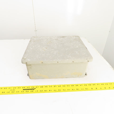 Robroy 14" x 12" x 6" Fiberglass Electrical Enclosure W/ Backplate & Hinged Door