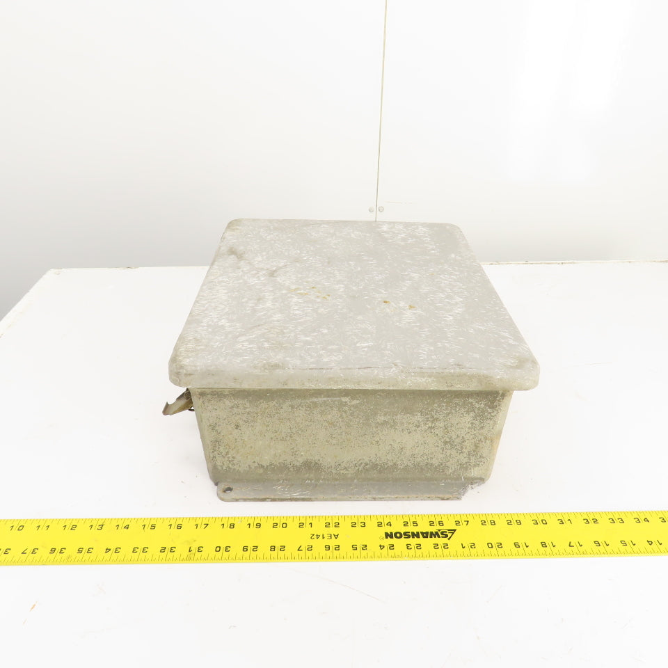 Robroy 14" x 12" x 6" Fiberglass Electrical Enclosure W/ Backplate & Hinged Door