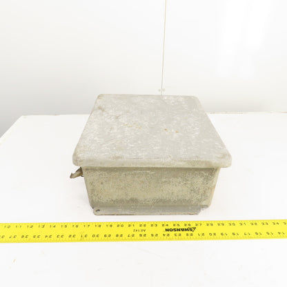 Robroy 14" x 12" x 6" Fiberglass Electrical Enclosure W/ Backplate & Hinged Door