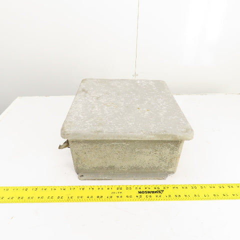 Robroy 14" x 12" x 6" Fiberglass Electrical Enclosure W/ Backplate & Hinged Door