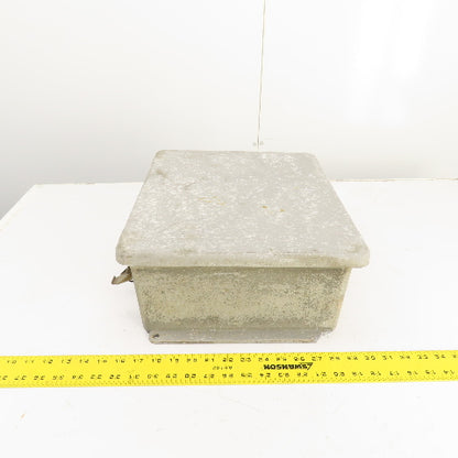 Robroy 14" x 12" x 6" Fiberglass Electrical Enclosure W/ Backplate & Hinged Door