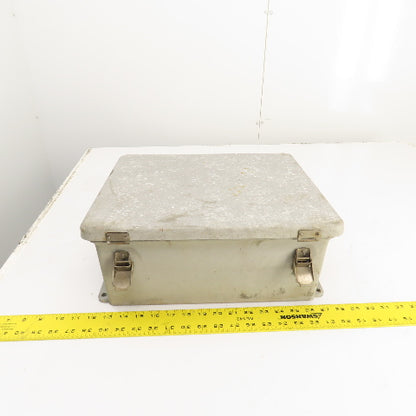 Robroy 14" x 12" x 6" Fiberglass Electrical Enclosure W/ Backplate & Hinged Door