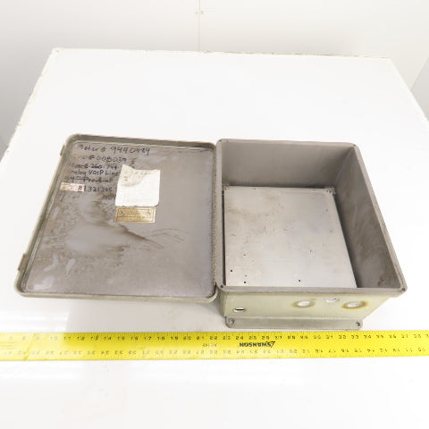 Robroy 14" x 12" x 6" Fiberglass Electrical Enclosure W/ Backplate & Hinged Door