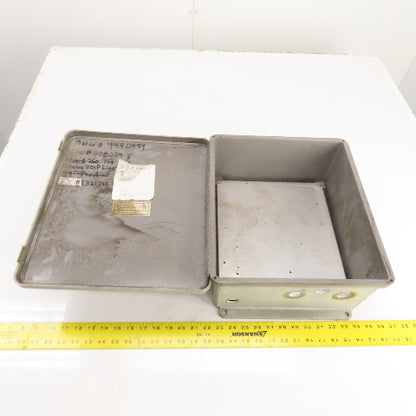 Robroy 14" x 12" x 6" Fiberglass Electrical Enclosure W/ Backplate & Hinged Door