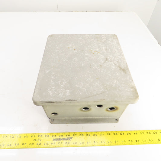 Robroy 14" x 12" x 6" Fiberglass Electrical Enclosure W/ Backplate & Hinged Door