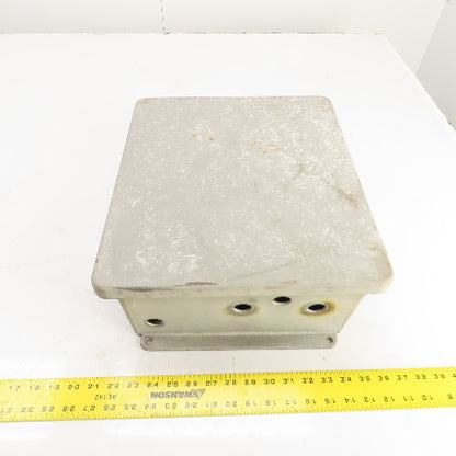 Robroy 14" x 12" x 6" Fiberglass Electrical Enclosure W/ Backplate & Hinged Door