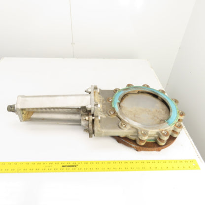 ITT Size 10" Stainless Steel Knife Gate Valve 150CWP