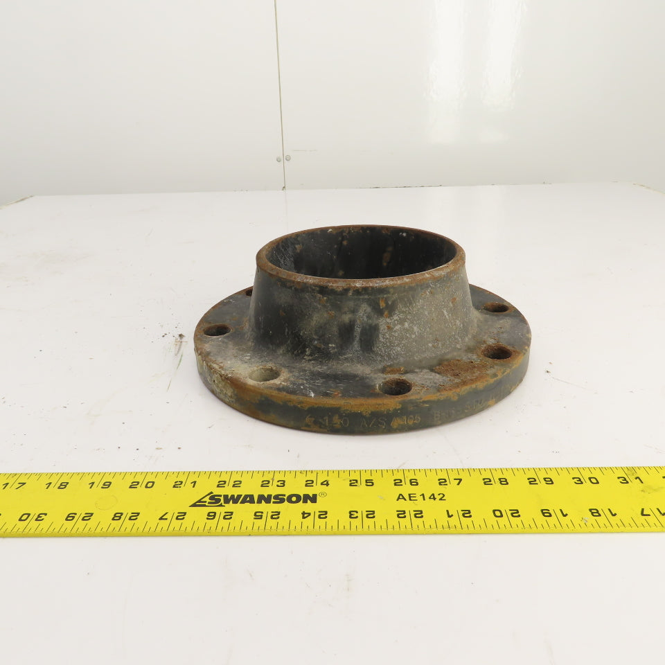 6-150 A/S A-105 B-165 STD H5196 6" Carbon Steel Weld Neck Flange Raised Face