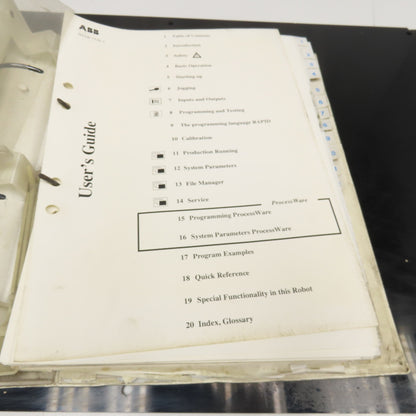 ABB 3HAB7536 Automation BaseWare OS 2.1 Basic Operation Programming Manual