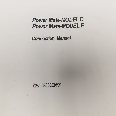 GE Fanuc GFZ-62833EN/01 Power Mate Models D F Connection Manual